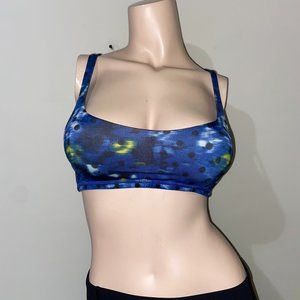 Lululemon Blue & Black Free To Be Bra - Size 4